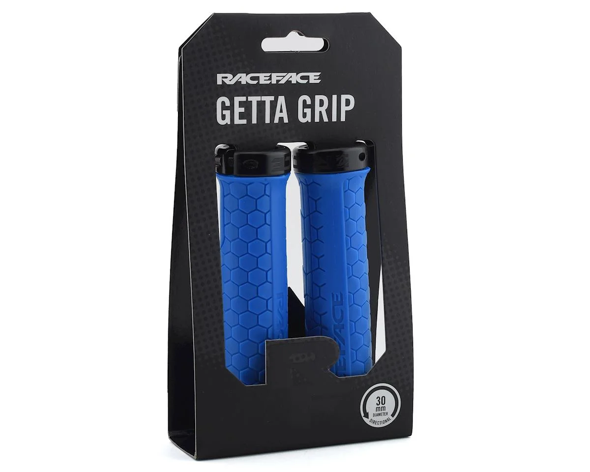 Race Face Getta Grips (Blue/Black) (30mm) - view 2